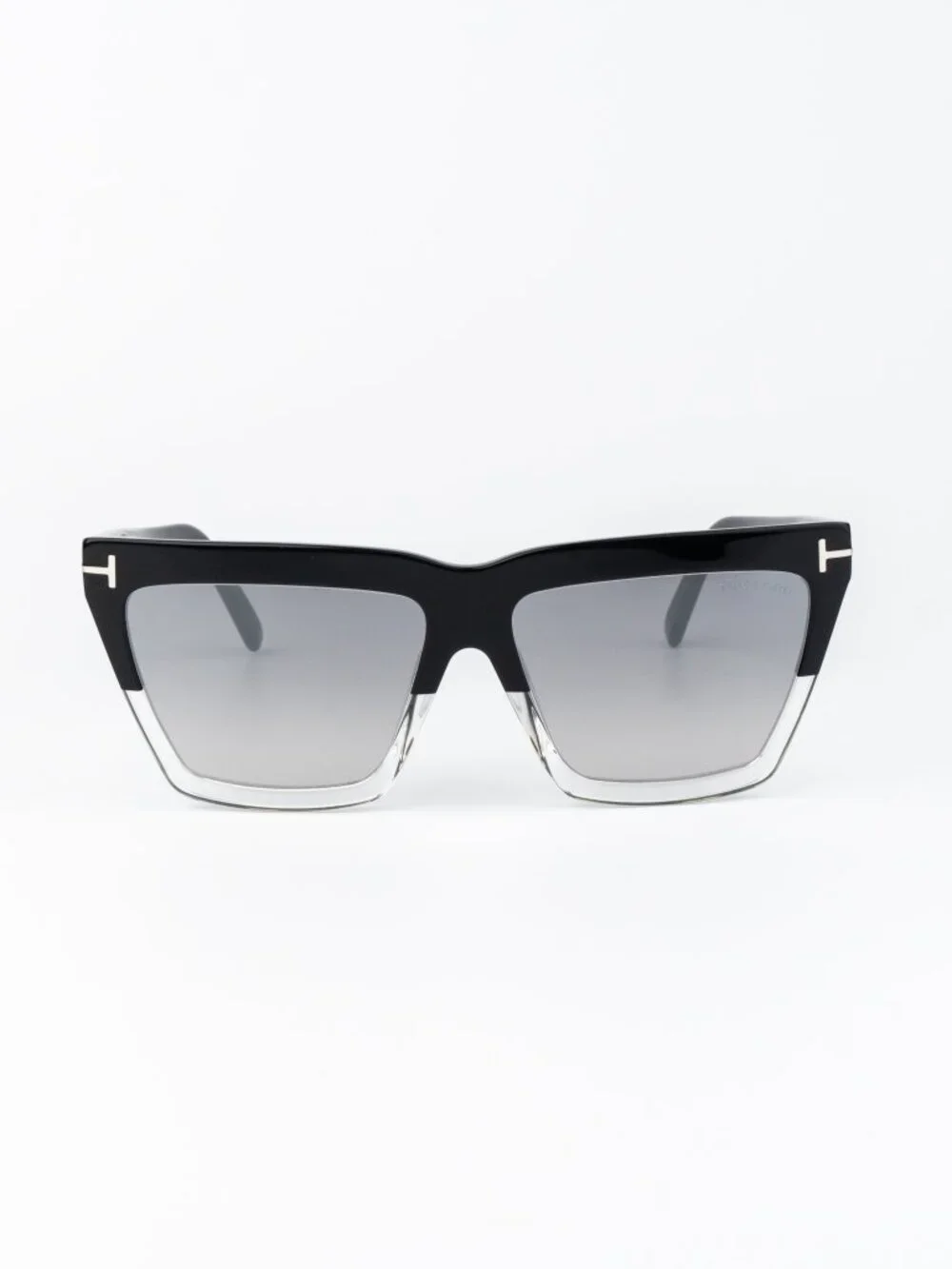 Tom Ford EDEN Women Sunglasses Black Grey Mirror Square FT1110 05C NEW AUTHENTIC